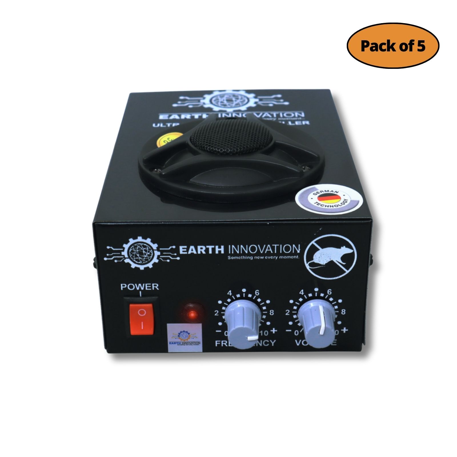 1500 SQ Feet Ultrasonic Pest Repeller for Home, Office, Store Rooms, Kitchen, Storeroom, Hotel, Restaurant, Hospital and Warehouse etc. /1 Year Guarantee / Made in India - Pack Of 5